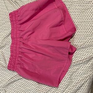 Kids Pink Athletic Shorts
